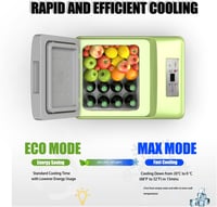 Alpicool C9PT 9L 12 V kompresszoros autós hűtőláda zöld szürke mini hűtő doboz campinghoz autó teherautó csónak lakóautó 3