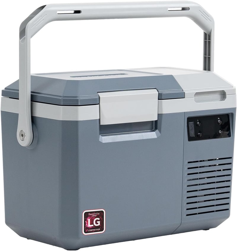 Alpicool LGMP8 8L Autós Hűtőbox 12V Kompresszoros Hordozható Fagyasztó USB -20°C