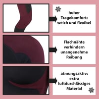 ALPIDEX Férfi Funkcionális Alsónemű Termikus Síalsó Lélegző Gyors Száradó - L-XL, Black-red 3