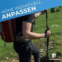 ALPIN LOACKER Teleszkópos Túrabot Szénszálas Alumínium Parafa Fogantyú Könnyű Nordic Walking Bot Férfi Női Síelés Túrázás Hegyi Sport 4