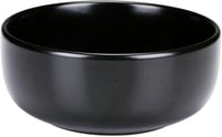 Alpina 16 részes kőedény étkészlet 4 személyre - tányér, tál, bögre szett - 16-piece, Black 5
