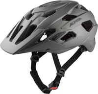 MTB cyklistická prilba ALPINA ANZANA, matná kávovo-sivá, veľkosť M (52-57 cm), so sieťkou proti hmyzu a odnímateľným LED svetlom, pre dospelých 1