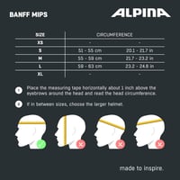 ALPINA Banff MIPS Könnyű Síelő és Snowboard Sisak 51-55 cm Felnőtteknek - Matt Fekete 9