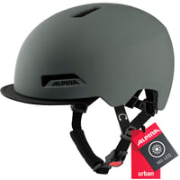 Cyklistická prilba Alpina Brooklyn City - matná Coffee-Grey, obvod hlavy 57-61 cm, unisex prilba pre dospelých 1