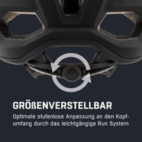 ALPINA Carapax 2.0 könnyű kerékpáros sisak felnőtteknek, légáramlás és antibakteriális párnázattal - 52-57cm, black matte 5