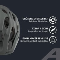 Cyklistická prilba na horský bicykel ALPINA Carapax 2.0, Coffee-Grey Matt, 57-62 cm, so sieťkou proti hmyzu a antibakteriálnou výstelkou, cyklistická prilba pre dospelých 3