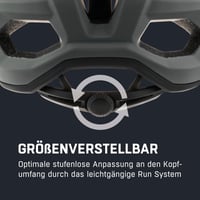 Cyklistická prilba na horský bicykel ALPINA Carapax 2.0, Coffee-Grey Matt, 57-62 cm, so sieťkou proti hmyzu a antibakteriálnou výstelkou, cyklistická prilba pre dospelých 6