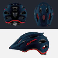 Detská cyklistická prilba Alpina Carapax JR. - indigo matná - obvod hlavy 51-56 cm 7
