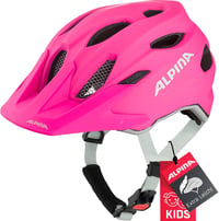 Detská cyklistická prilba Alpina Carapax JR - shocking pink matná - 51-56 cm 1