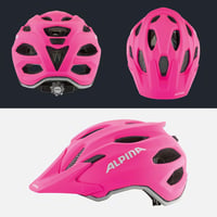Detská cyklistická prilba Alpina Carapax JR - shocking pink matná - 51-56 cm 5
