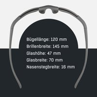Ochelari de soare sport pentru ciclism ALPINA DEFEY HR - Moon-Grey Mat, lentile oglindă incasabile cu protecție UV pentru adulți 5