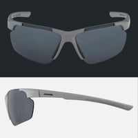 Ochelari de soare sport pentru ciclism ALPINA DEFEY HR - Moon-Grey Mat, lentile oglindă incasabile cu protecție UV pentru adulți 4