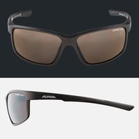 Športové okuliare Alpina Defey na bicykel - so zrkadlovým sklom, nerozbitné, UV-A/B/C ochrana, úprava proti zahmlievaniu, matná čierna (Tin-Black) 4