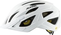 Cyklistická prilba ALPINA Delft MIPS pre dospelých, matná biela, obvod hlavy 51-56 cm, ľahká a individuálne nastaviteľná cyklistická prilba 3
