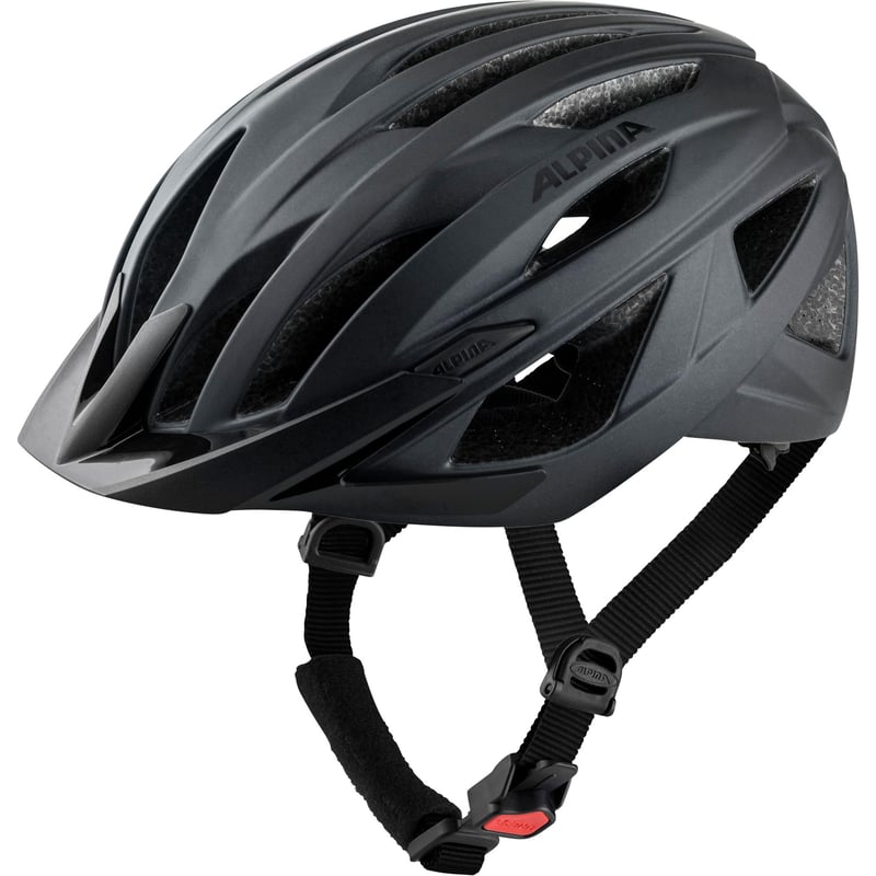 Cyklistická prilba ALPINA Delft MIPS pre dospelých, matná čierna, obvod hlavy 58-63 cm, ľahká a nastaviteľná cyklistická prilba s ochranou MIPS