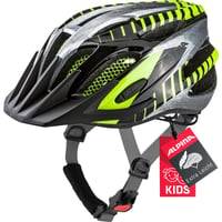Detská cyklistická prilba Alpina FB 2.0 Jr. – čierna/oceľovosivá/neónová, 50 – 55 cm 1