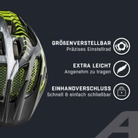 Detská cyklistická prilba Alpina FB 2.0 Jr. – čierna/oceľovosivá/neónová, 50 – 55 cm 3