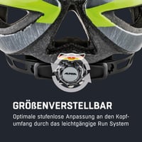 Detská cyklistická prilba Alpina FB 2.0 Jr. – čierna/oceľovosivá/neónová, 50 – 55 cm 6