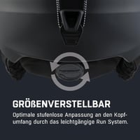 ALPINA GRAND Unisex Sísisak Felnőtteknek - 54-57, black matte 5