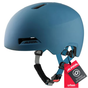 Alpina Haarlem City biciklistička kaciga za odrasle – Navy mat, opseg glave 52-57 cm, lagana i podesiva gradska kaciga