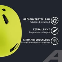 Detská cyklistická prilba ALPINA Hackney, veľkosť M (51 – 56 cm), ľahká, odolná proti nárazom, odvetraná, s LED svetlom 3