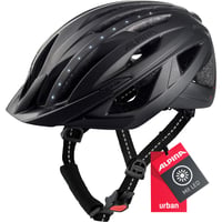 Cască de ciclism urban ALPINA Haga LED, negru mat, circumferință cap 51-56 cm, unisex 1