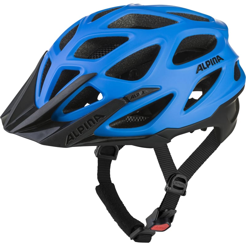 Cască de ciclism MTB ALPINA Mythos 3.0 L.E. – Dazzling Blue Matt, 52-57 cm, cască pentru adulți ușoară și bine ventilată