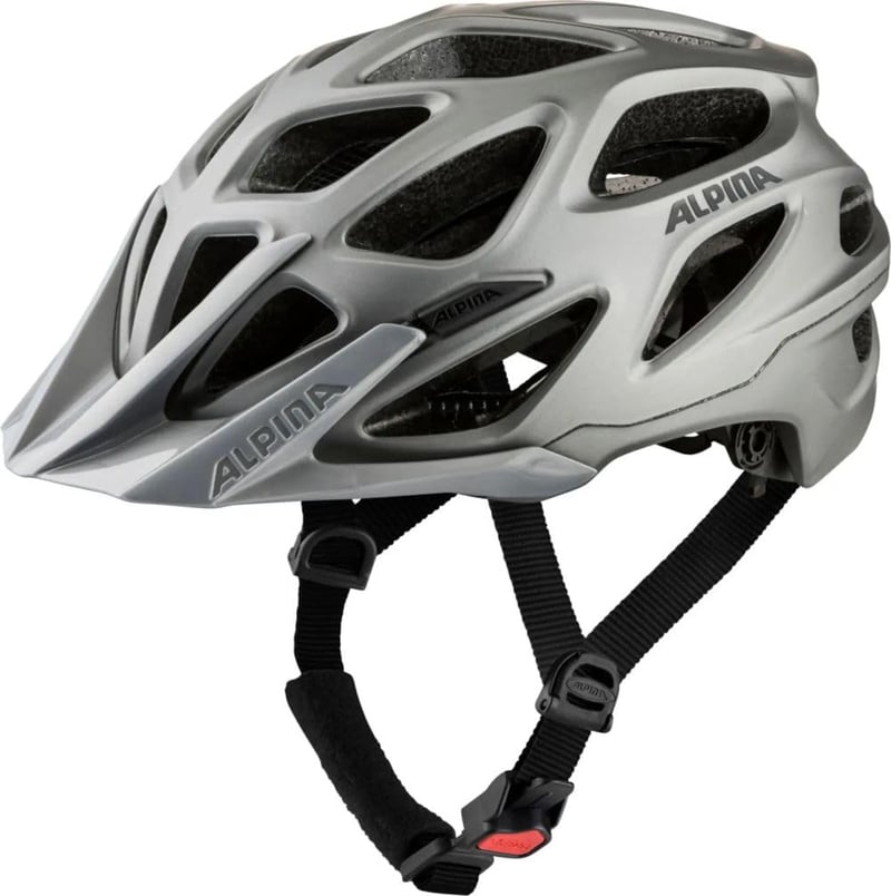 Cyklistická prilba ALPINA Mythos 3.0 L.E. MTB, tmavosivá matná, obvod hlavy 57-62 cm, ľahká a priedušná prilba pre dospelých
