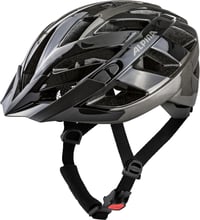 Cyklistická prilba ALPINA Panoma 3.0 – čierna-antracitová lesklá, obvod hlavy 52 – 57 cm, na trekingový bicykel, nastaviteľné vetranie 1