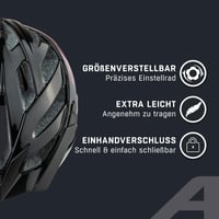 Cyklistická prilba ALPINA Panoma 3.0, individuálne nastaviteľná, odvetraná, s voliteľným LED svetlom, matná mesačná sivá, 51-55 cm, dospelá unisex 3