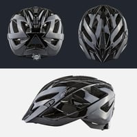 Cyklistická prilba ALPINA PANOMA Classic, čierna lesklá, pre obvod hlavy 56-59 cm, s LED svetlom, na turistiku pre dospelých 4