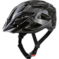 Cyklistická prilba ALPINA PANOMA Classic, čierna lesklá, pre obvod hlavy 56-59 cm, s LED svetlom, na turistiku pre dospelých 1