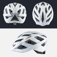 ALPINA Panoma Classic kerékpáros túrasisak LED-fénnyel - fehér-prosecco fényes - 56-59 cm fejkerület 4