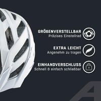 ALPINA Panoma Classic kerékpáros túrasisak LED-fénnyel - fehér-prosecco fényes - 56-59 cm fejkerület 3