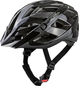Alpina Panoma Classic biciklistička kaciga za trekking s LED svjetlom - sjajno crna - S (52-57 cm)