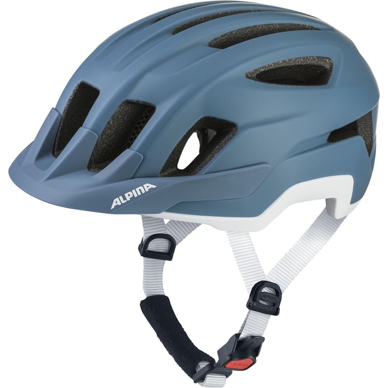 Cyklistická prilba ALPINA Paranus, Pebble Blue matná, obvod hlavy 55 – 59 cm, ľahký Hi-EPS, vysoká ventilácia, integrovaná sieťka proti hmyzu, nastaviteľný upínací systém