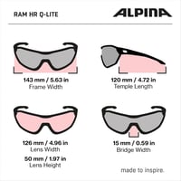 Unisex slnečné okuliare Alpina Ram HR Q-Lite – matná olivovo zelená 6