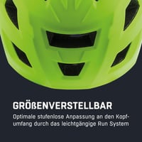 Detská celotvárová cyklistická prilba ALPINA Rupi – Be Visible Matt, 50 – 55 cm, odnímateľný chránič brady, nastaviteľné prispôsobenie, pre začiatočníkov na MTB 6