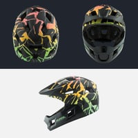 Detská celotvárová cyklistická prilba Alpina Rupi - fading neon matná - obvod hlavy 50-55 cm 4