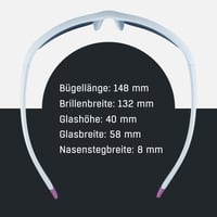 Detské slnečné okuliare ALPINA Stream - bielo-fialová matná, jedna veľkosť 6