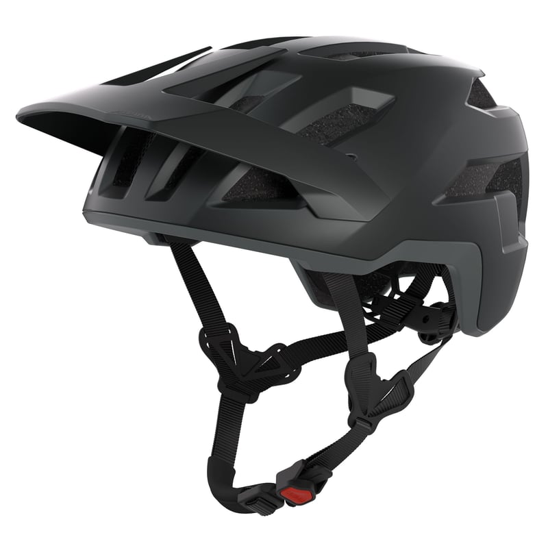 Cyklistická prilba ALPINA Taunus - čierna-sivá matná, obvod hlavy 55-59 cm, ľahká, s veľkým ventilačným systémom, sieťkou proti hmyzu a držiakom na okuliare