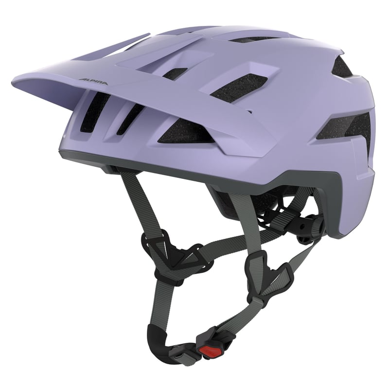 Cyklistická prilba ALPINA Taunus – matná fialová, veľkosť S (52 – 56 cm), ľahká, s hĺbkovou ochranou spánkov a zátylku, veľký systém odvetrávania, integrovaná