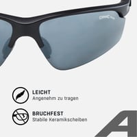 Športové okuliare Alpina Tri-Effect 2.0 pre dospelých – čierna matná 3