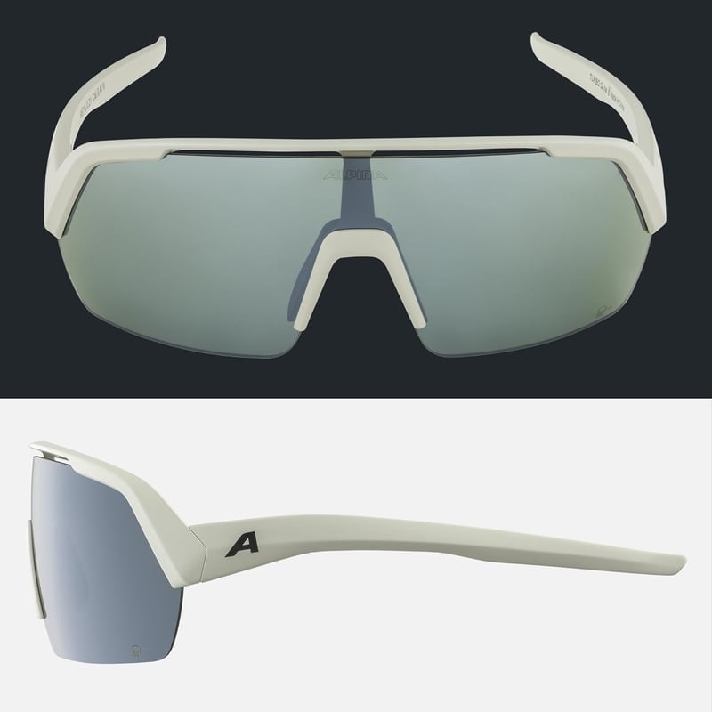 ALPINA Turbo Hr Q-lite Unisex Napszemüveg - Unit size, Cool grey matte