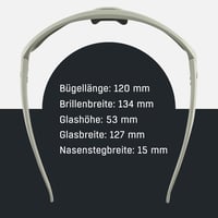 ALPINA Turbo Hr Q-lite Unisex Napszemüveg - Unit size, Cool grey matte 5