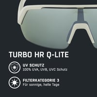 ALPINA Turbo Hr Q-lite Unisex Napszemüveg - Unit size, Cool grey matte 2