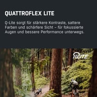 Športové okuliare Alpina Turbo Pro Q-Lite - havana-čierne, s integrovaným odvetrávaním, ľahký rám 6