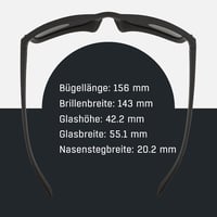 ALPINA KOSMIC tükrös napszemüveg UV védelemmel - all black matt 7