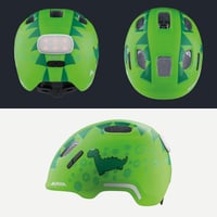 Detská cyklistická prilba Alpina Ximo 2 Flash, Green Dino matná, obvod hlavy 49-54 cm 4