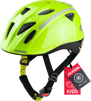 Dječja biciklistička kaciga Alpina Ximo Flash s LED svjetlom - opseg glave 49-54 cm